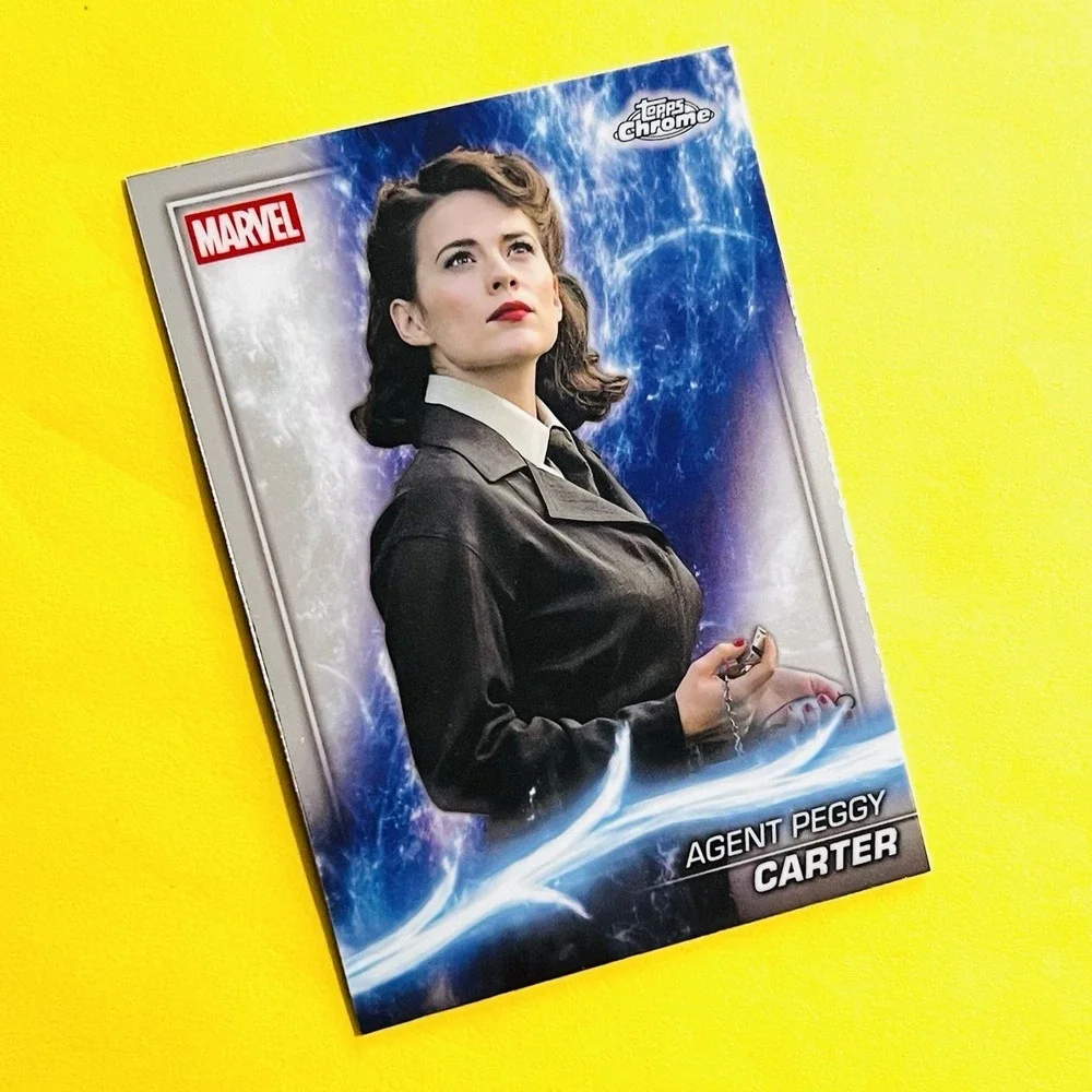 2025 Topps Chrome Marvel Studios Agent‎ Peggy Carter #24 Captain America